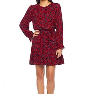 Long sleeves mini dress